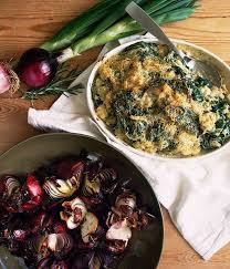 Silverbeet Gratin Recipe Red Onion Recipes Recipes Vegetable Sides
