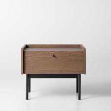 Scandinavian Style Bedside Table Canelli Zegen Natural Oak Painted Steel Base Rectangular Nikolas scandinavian style bedside table nightstand. scandinavian style bedside table canelli zegen natural oak painted steel base rectangular