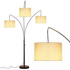 Shop for arc floor lamps in floor lamps by type. Brightech Trilage Arc Floor Lamp W Marble Base 3 Lights Hanging Over The Couch From Behind Multi Head Arching Tree Farmhouse Goals