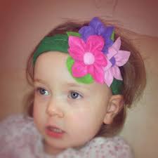 Selbstgenahtes Haarband Aus Filz Fur Eine Blumenfee Zu Fasching Haarband Fasching Blumenfee