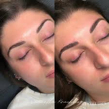 More natural brow enhancements please. 🤍 This client was due for her  annual touch up, we had previously done powder brow