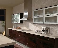 Espresso maple is a transitional style. Modern Kitchen With Aluminum Accent Doors Masterbrand