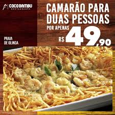 Côco é bom côco é côco é bom no copo de bambu. Pratos Com Camarao Para 2 Pessoas Coco Bambu Teresina
