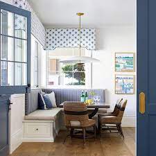 An oval kitchen island breakfast nook adds warmth of natural wood to this otherwise minimalist white kitchen by elmar. 10 Modern Breakfast Nook Ideas The Family Handyman