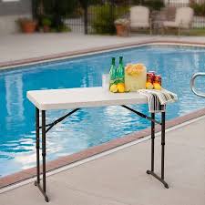 Lifetime 4 Adjustable Folding Table White Granite 80160 Walmart Com Folding Table Adjustable Height Table Lifetime Tables