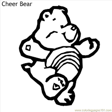 The care bears perfectly fall into this category. Cheer Bear Coloring Page For Kids Free Care Bears Printable Coloring Pages Online For Kids Coloringpages101 Com Coloring Pages For Kids
