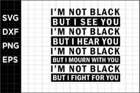 I am really quite surprised. I M Not Black Quote Graphic By Spoonyprint Creative Fabrica