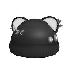 Black Bear Beanie Roblox In 2021 Roblox Accessories Roblox Hats Beanie