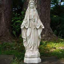 The mgo construction is ideal for all weather conditions, even in extreme temperatures. Yard Garden Outdoor Living Virgin Mary Outdoor Garden Statue Home Garden