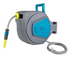 Can be mounted on brick, concrete and stone walls. Yardworks Retractable Hose Reel 65 Ft Canadian Tire