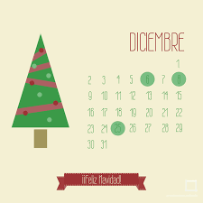 Calendarios Descargables Diciembre Enmimetrocuadrado