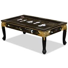 Стол из слэбов с эпоксидной смолой. Black Lacquer Mother Of Pearl Coffee Table China Furniture Online