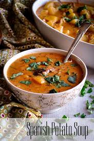 Spanish Potato Soup Recipe Gold Potato Recipes Spanish Potatoes Potato Soup