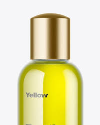 Glossy Cosmetic Bottle Mockup In Bottle Mockups On Yellow Images Object Mockups