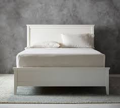 Design your bedroom oasis with expertly crafted beds in full these are great starter beds for a couple or an extremely comfortable way to stretch out on your own. Clara Bed Wooden Beds Pottery Barn