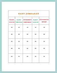 The key is to find questions that you know the students will need to answer quickly but that does not use up a lot of time. Baby Jeopardy