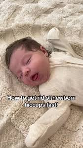 How to get rid of newborn hiccups fast! #newborntips #newborntricks  #newbornhacks #howtogetridofhiccups #newbornhiccups #sahm  #relatablemomcontent