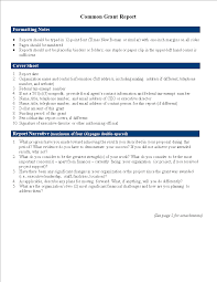 Find the line spacing menu and select double from the list. Common Grant Report Template Templates At Allbusinesstemplates Com