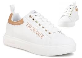 Le scarpe da donna, poi, sono un vero e proprio capo d'abbigliamento, senza cui il. Women S Shoes Trussardi Jeans 79a00551 Sneakers Platform Casual Leather White Ebay