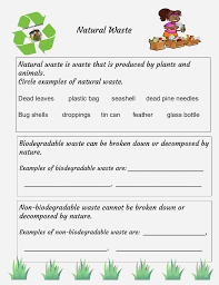 Natural Waste Worksheet Resource Preview In 2020 Third Grade Science Worksheets Teaching Resources Waste