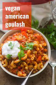 Vegan American Goulash Vegan Dinner Recipes Easy Easy Vegan Dinner Veg Recipes
