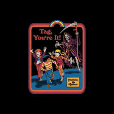 Tag You Re It Scary Art Retro Illustration Bizarre Art