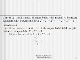 Contoh Soal Dan Jawaban Induksi Matematika Diskrit Ilmusosial Id