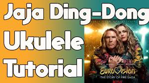 A major (sounding pitch) ( view more a major music for violin ). Jaja Ding Dong Ukulele Tutorial Eurovision Song Contest The Story Of Fire Saga Youtube