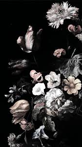 Beautiful Flower Wallpaper High Resolution Vintage Floral Seamless Background Flower Iphone Wallpaper Dark Wallpaper Iphone Dark Wallpaper