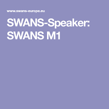 Gebraucht aber in einwandfreiem zustand. Swans Speaker Swans M1 Swan Speaker