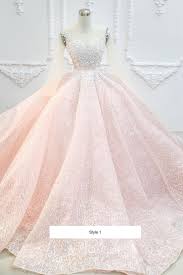 Yesbabyonline.com offers affordable gorgeous off the shoulder sweetheart court train ball gown wedding dresses with appliques following the 2019 fashion trends. Light Pink Sparkle Long Sleeves Ball Gown Wedding Dress With Etsy