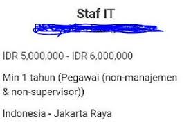 Arti pegawai non manajemen non supervisor manajer adalah fungsi tugas tingkatan dan keterampilan. Lowongan It Di Jobstreet Viral Syaratnya Bikin Emosi Dream Co Id