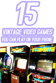 15 Vintage Video Games You Can Play On Your Iphone Vintage Video Games Classic Video Games Games