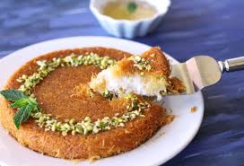 Vegan Kunafa Knafeh Shredded Phyllo And Sweet Cheese Dessert Zen And Zaatar Recipe Cheese Dessert Mediterranean Desserts Cheese Dessert Recipes