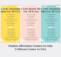 I belong where i am. Positive Affirmations For Kids Simply Today Life