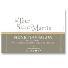 Menu à 13,80€ ts les midis. 2013 Domaines Minchin La Tour Saint Martin Menetou Salon