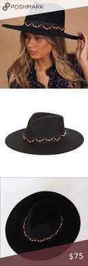 Brixton Tillman Felt Wide Brim Hat Fedora New Wide Brim Hat Trendy Hat Brim Hat