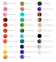 Gemstone Color Chart All Gemstones Are Either Natural