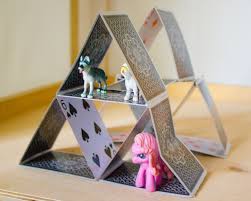 Depending on how tall you want your house of cards to be, you can place. How To House Of Cards And Other 3d Structures Built With Upcycled Playing Cards Crafting A Green World