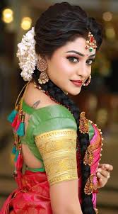 Beautiful South Indian Bride South Indian Makeup Jewellery Bookeventz Indian Bride Makeup South Indian Makeup Indian Hairstyles