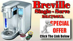 The breville bkc700xl single serve brewer makes the freshest coffee that one can enjoy the most. Breville Bkc700xl Gourmet Single Serve Coffeemaker Breville One Cup Youtube