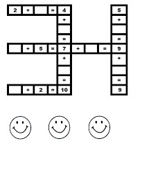 Maybe you would like to learn more about one of these? Grade 1st Simple Addition Crossword Free First Grade Math Worksheets Maths Puzzles Kindergarten Coloring Pages