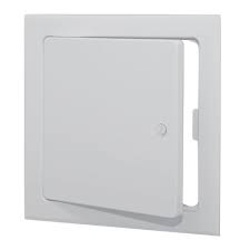 Before you install your attic access door, check the plumbing and wiring in and around the area it is important to place supports or braces on the ceiling when you are installing an attic access door. Acudor Products 12 In X 12 In Metal Wall Or Ceiling Access Panel Z91212scwh The Home Depot