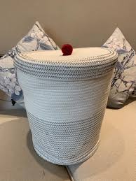 Extra large cotton rope storage basket bin with handles, 24l x 24w x 15h, baby nursery laundry basket hamper, toy storage basket by rosecliff heights $159.99 China Extra Large Storage Baskets Cotton Rope Basket Woven Baby Laundry Basket With Handle China Receive Basket And Receive Price