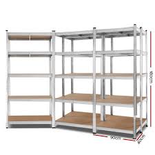 Maybe you would like to learn more about one of these? Shop Giantz 5x0 9m Warehouse Shelving Racking Storage Garage Steel Metal Shelves Rack Online Wholesales Direct