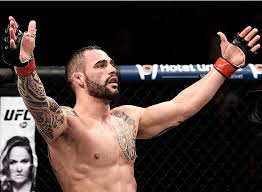 Бой продлился один раунд, китаец отправил соперника в нокаут. Santiago Ponzinibbio He Fights For Us Ufc