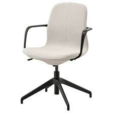 Langfjall Conference Chair With Armrests Gunnared Beige Black Ikea Canada Ikea In 2021 Office Chair Ikea Conference Chairs