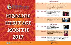 In order to celebrate hispanic heritage month, the officers of the spanish honor society. Hispanic Heritage Month 2017 Event Series Events News Events Institute For Latino Studies University Of Notre Dame
