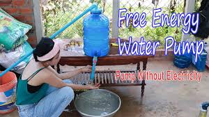 How to make a water fountain without electricity. How To Make Free Energy Water Pump Without Electricity Creative Simple Ideas Youtube