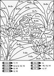 Rekenen En Kleuren Math Pictures Math Coloring Worksheets Math Sheets